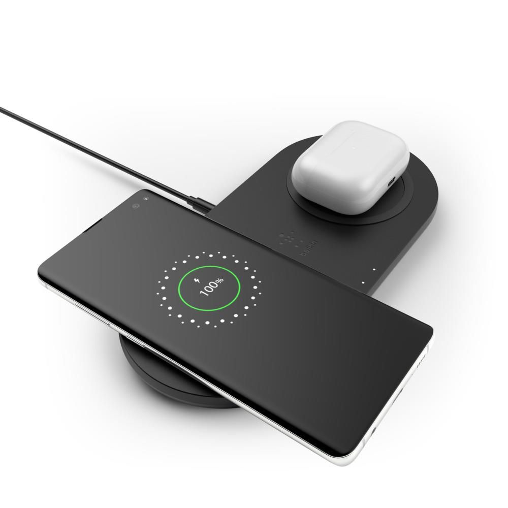 Belkin Dual Wireless Charging Pad 10W WIZ002myBK | Batteries, Chargers & Starter Kits Belkin Dual Wireless Charging Pad 10W WIZ002myBK | Batteries, Chargers & Starter Kits