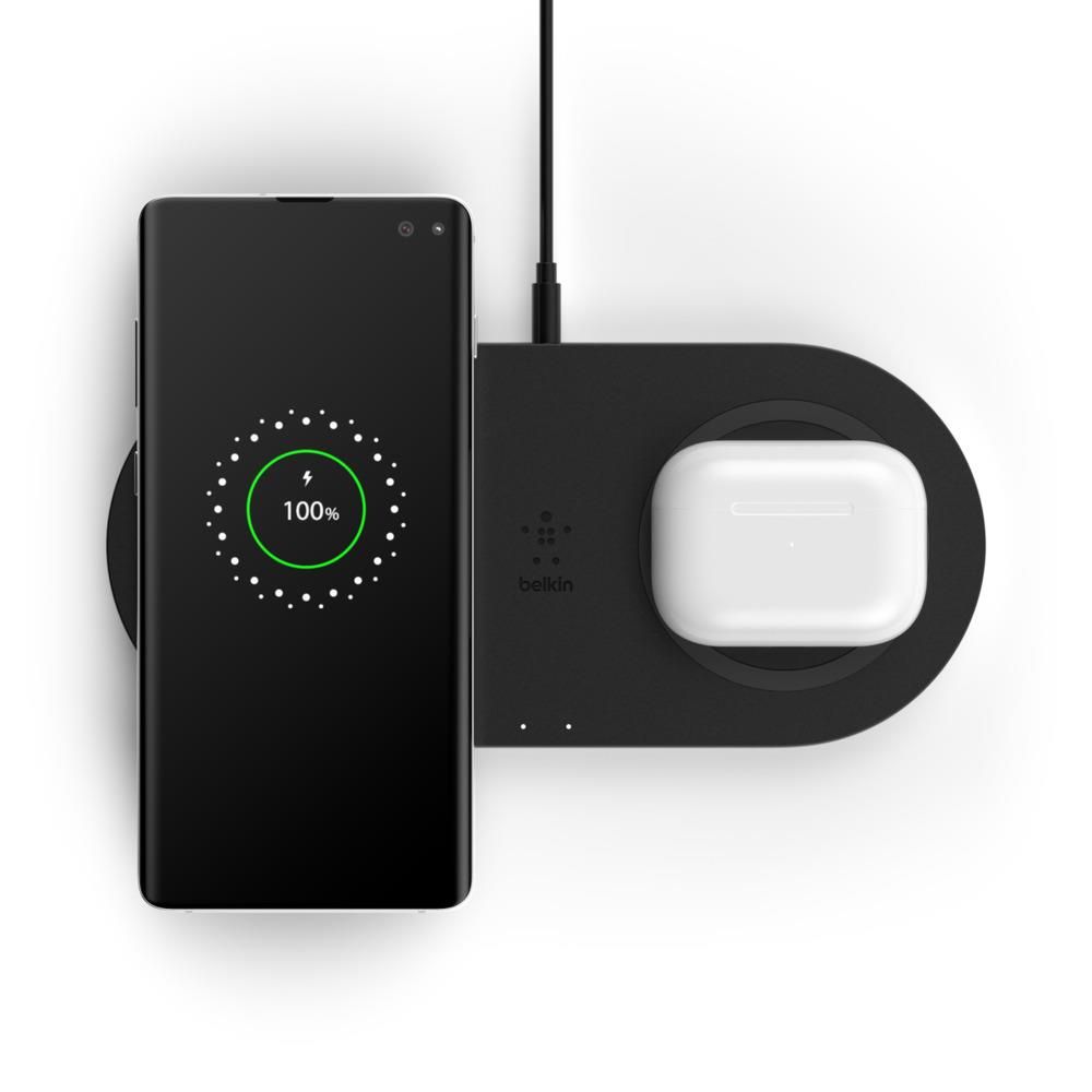 Belkin Dual Wireless Charging Pad 10W WIZ002myBK | Batteries, Chargers & Starter Kits Belkin Dual Wireless Charging Pad 10W WIZ002myBK | Batteries, Chargers & Starter Kits