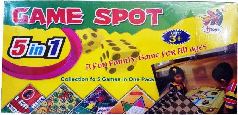 5 in 1 Family Chess Game