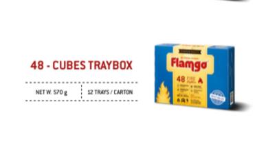 Flamgo Lighter Cubes 48 Cubes