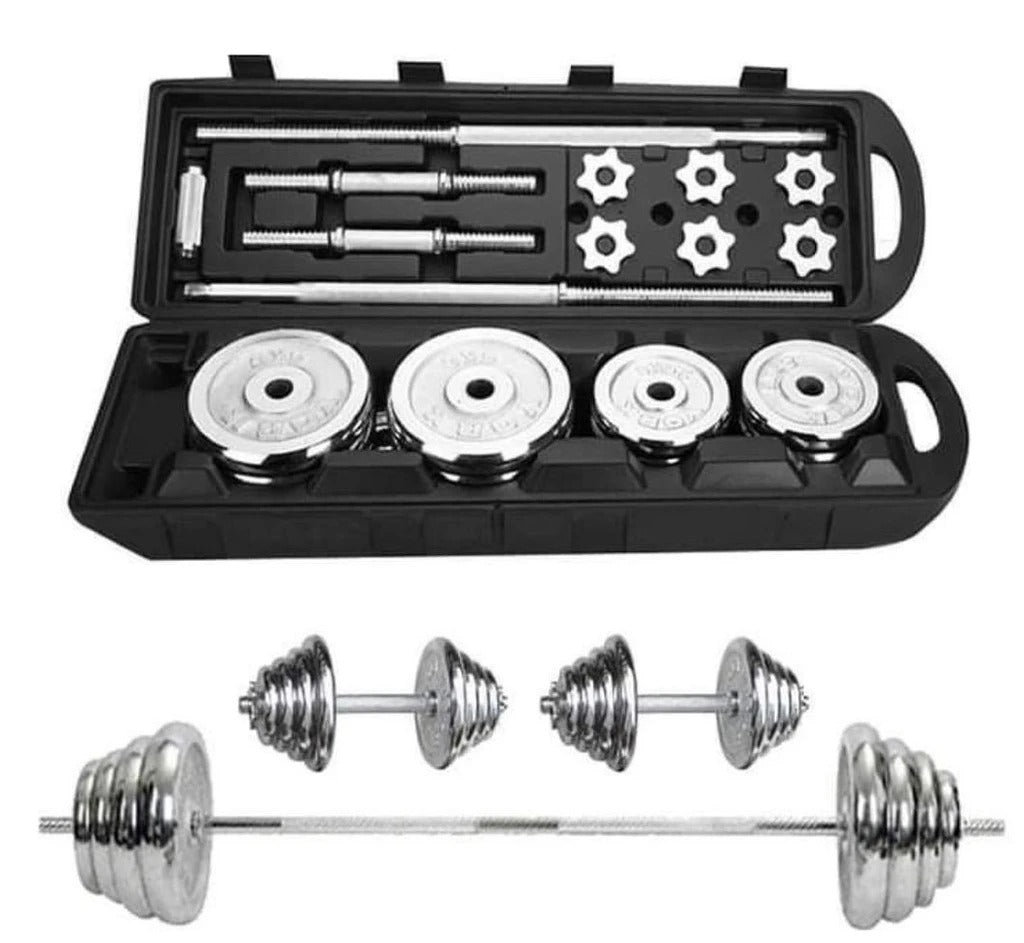 Teloon Sports Dumbell Set Steel 50kg | Fitness Teloon Sports Dumbell Set Steel 50kg | Fitness