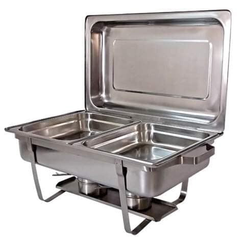 Master Cheff Chaffing Dish With 2 Pan Stainless Steel- Made In India