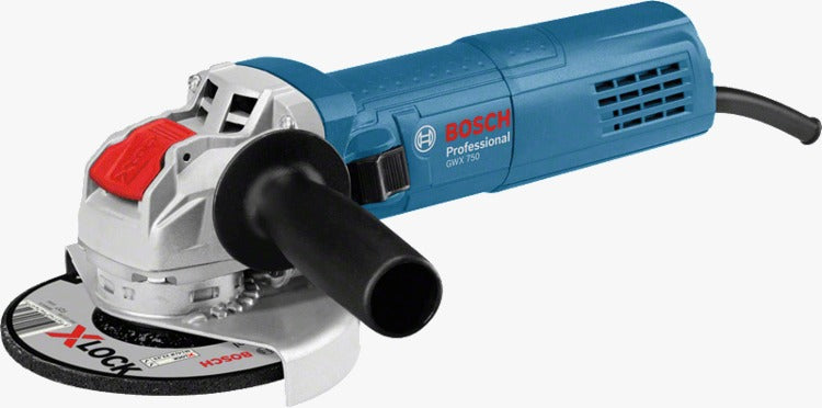 Bosch GWX 750-115 X Lock Angle Grinder 750 W + Disc 06017C9070