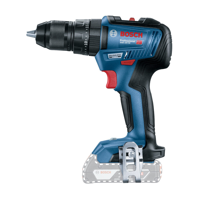 Bosch Cordless Brushless GSB 18V-50 Impact Drill- Made In Malaysia
