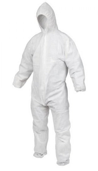 Disposable Coverall White With Hood