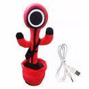 Dancing Squid Cactus Toy Red