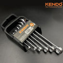 Kendo Combination Spanner Set 6-17mm 6 Pieces CRV - KE15412