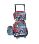 Glekou Trolley School Bag + Pencilcase + Lunc Hbag 16"