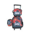 Glekou Trolley School Bag + Pencilcase + Lunc Hbag 16"