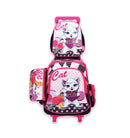 Glekou Trolley School Bag + Pencilcase + Lunc Hbag 16"