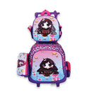 Glekou Trolley School Bag + Pencilcase + Lunc Hbag 16"