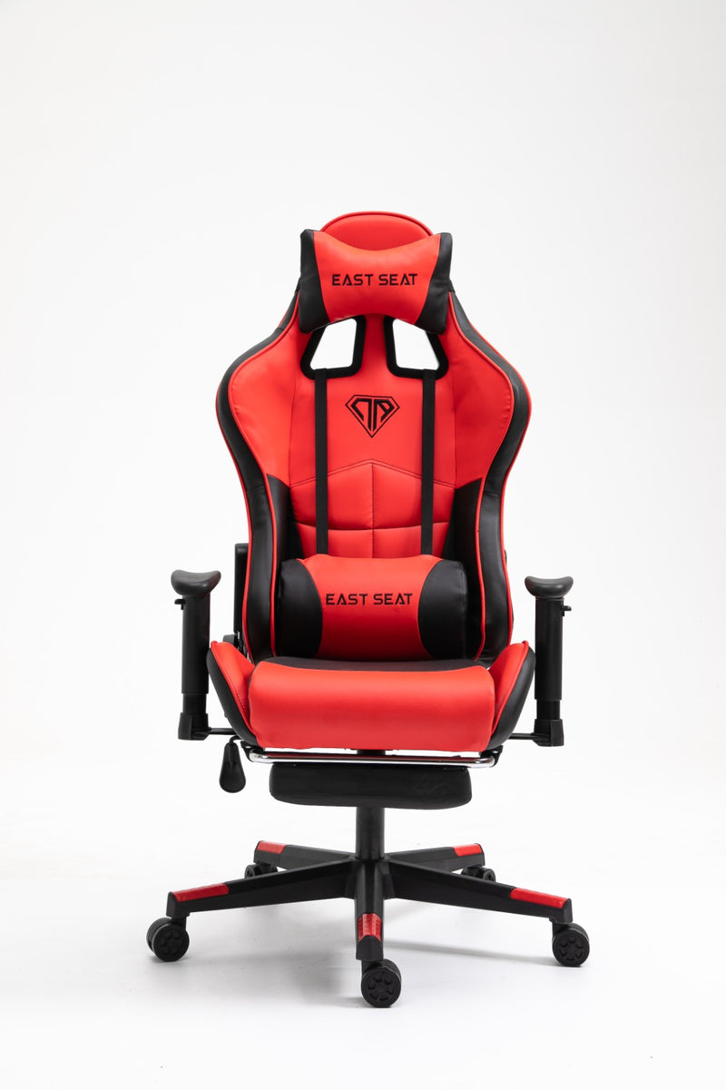 Chaho East Seat Gaming Chair with Foot Rest Red YT-011R
