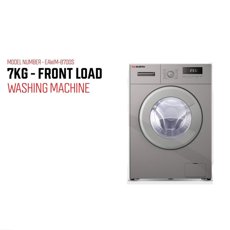 Elekta 7 Kg Front Load Washing Machine` EAWM-8700S