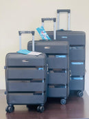 Euro plus PP Hard Luggage Trolley 3 Pcs Set