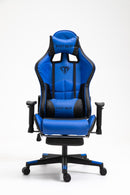 Chaho East Seat Gaming Chair with Foot Rest Blue YT-011BL