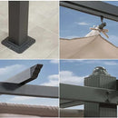 Sun Shade Pergola For Outdoor Garden