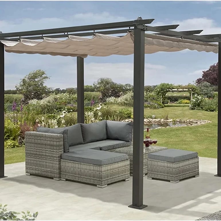 Sun Shade Pergola For Outdoor Garden