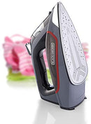 Black & Decker Steam Iron Ceramic Soleplate With Self Clean 2200W X2050-B5