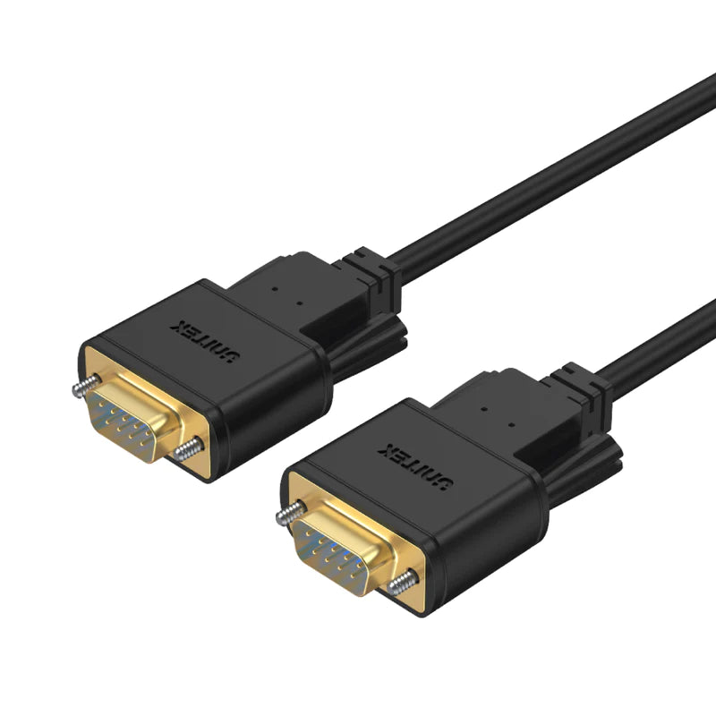 Unitek 1.5M, DB9 Male to Male Cable Black Y-C702ABK
