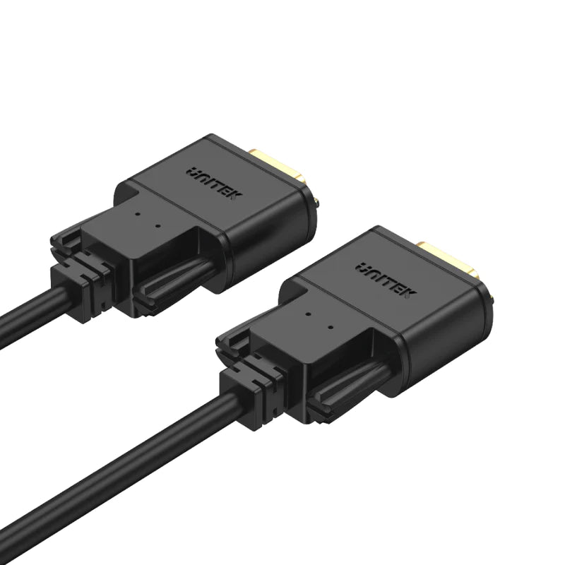 Unitek 1.5M, DB9 Male to Male Cable Black Y-C702ABK