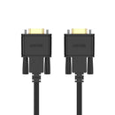 Unitek 1.5M, DB9 Male to Male Cable Black Y-C702ABK