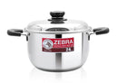 Zebra Sauce Pot Infinity Glass Lid