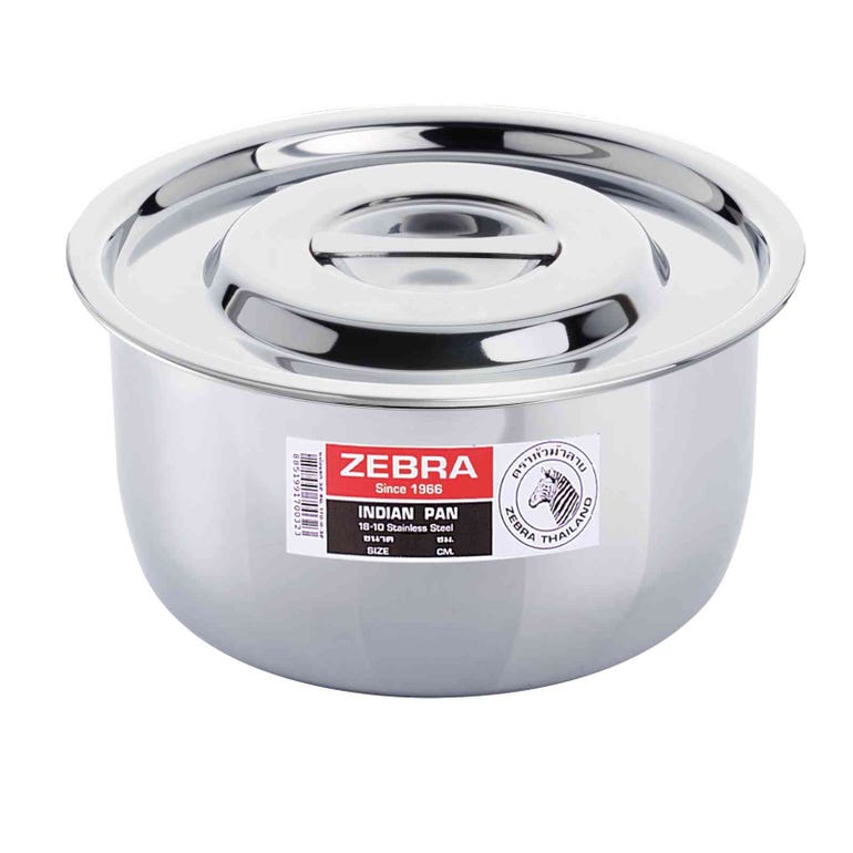 Zebra Stainless Steel Indian Pan | Cookware and Bakeware Zebra Stainless Steel Indian Pan | Cookware and Bakeware
