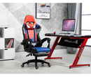Chaho Manthon SpiderMan Gaming Chair with Foot Rest Red ZZX-801R