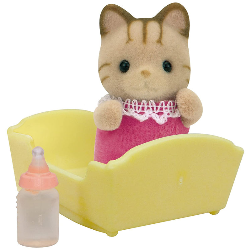 Sylvanian Family Striped Cat Baby