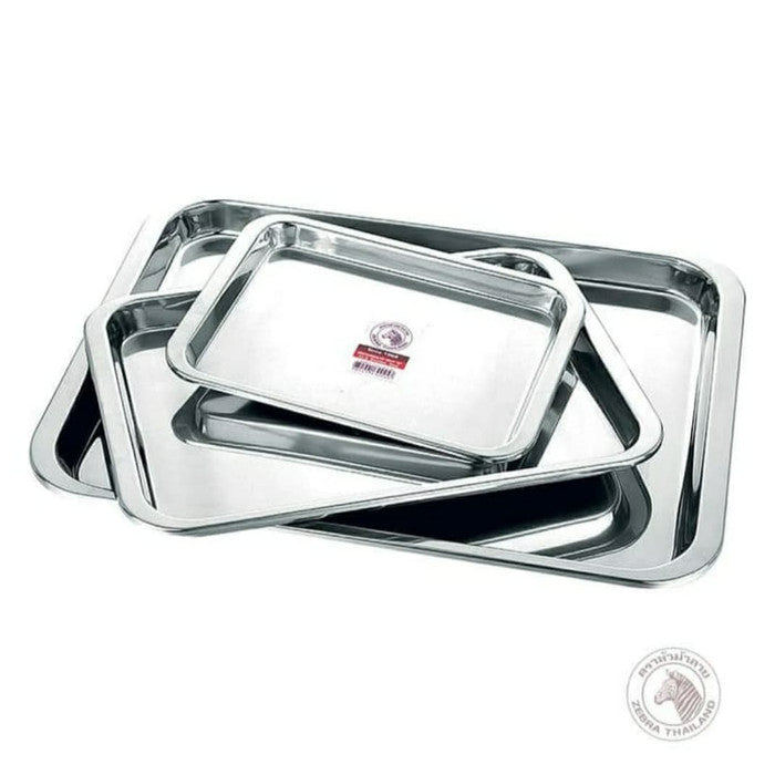 Zebra SS Rectangle Tray