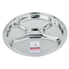 Zebra SS Round Compartment Tray | Tableware Zebra SS Round Compartment Tray | Tableware