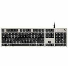 Logitech Logitech G413 Mechanical Gaming Keyboard Romer-G with USB Pass-Through Silver US International 920-008476