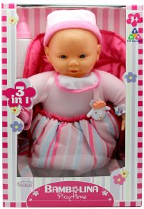 Bambolina Doll With Baby Carrier