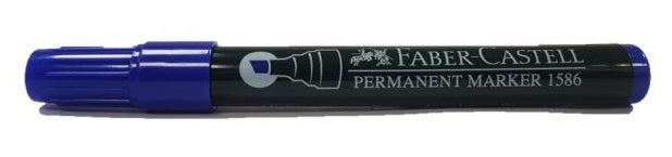 Faber-Castell Permanent Marker Blue Chisel tip