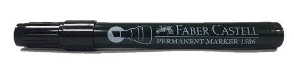 Faber-Castell Permanent Marker Black Chisel Tip