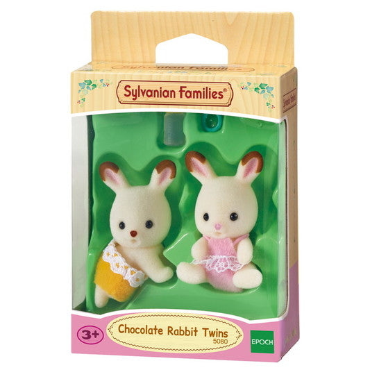 Sylvanian Family Chocolate Rabbit Twins