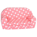 Delsit Sofa Bed Pink with Stars - Pink