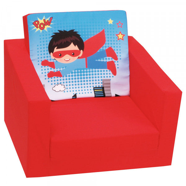 Delsit Single Sofa - Super Hero Red