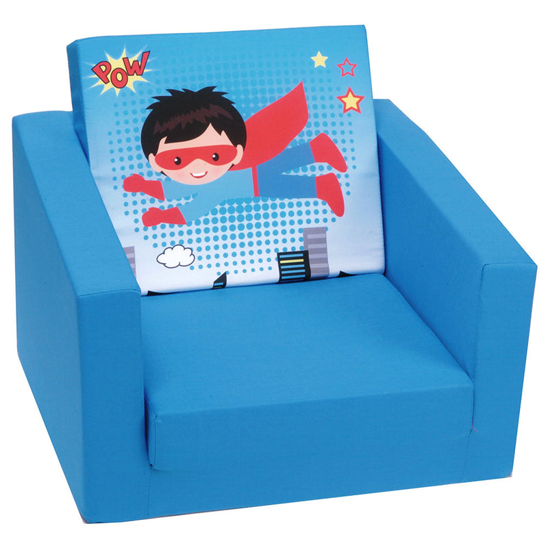 Delsit Single Sofa - Super Hero Blue