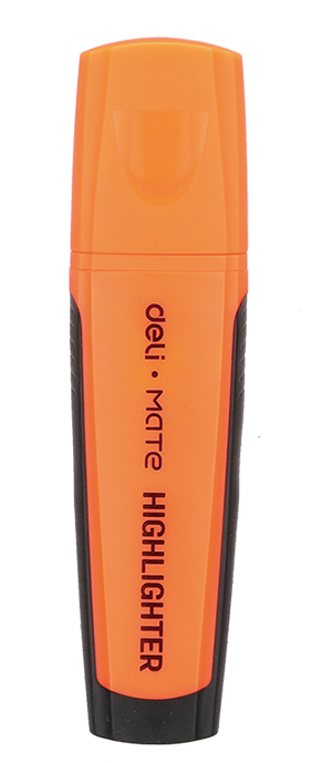 Deli Highlighter Chisel Orange DL-WU35060