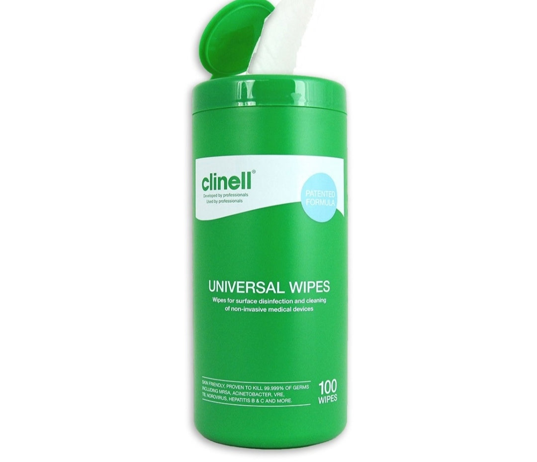 Clinell Universal Wipes-100 Wipes | Wipes Clinell Universal Wipes-100 Wipes | Wipes