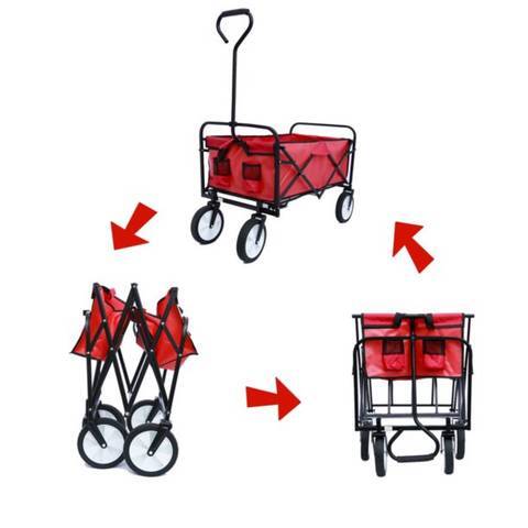 Campmate Folding Wagon with Single Layer | Home Organization Campmate Folding Wagon with Single Layer | Home Organization