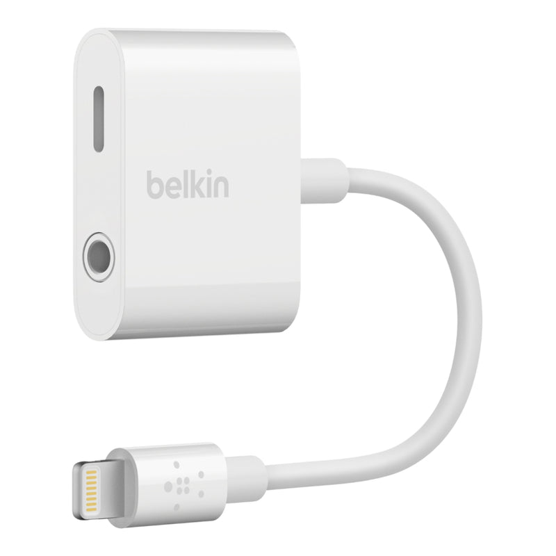 Belkin Audio And Charge Jack Adapter 3.5MM White F8J212btWHT