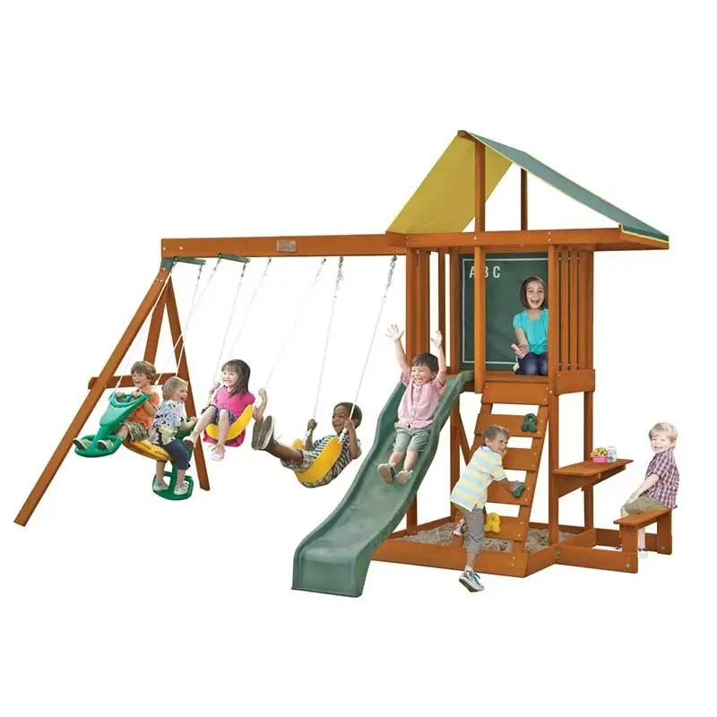 Kidkraft Springfield II Wooden Swing Playground Set
