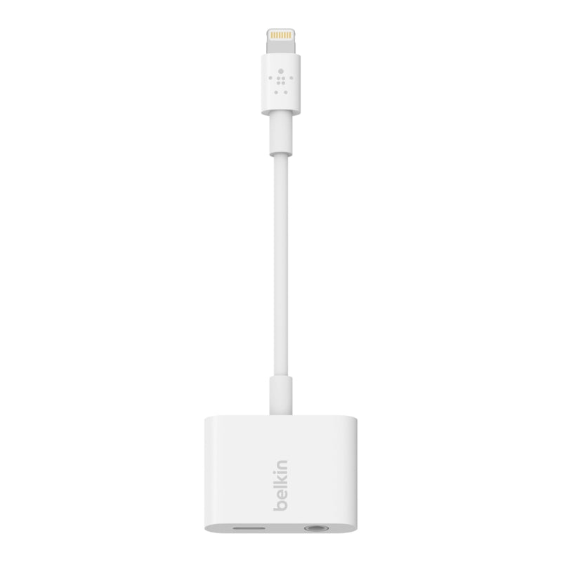 Belkin Audio And Charge Jack Adapter 3.5MM White F8J212btWHT