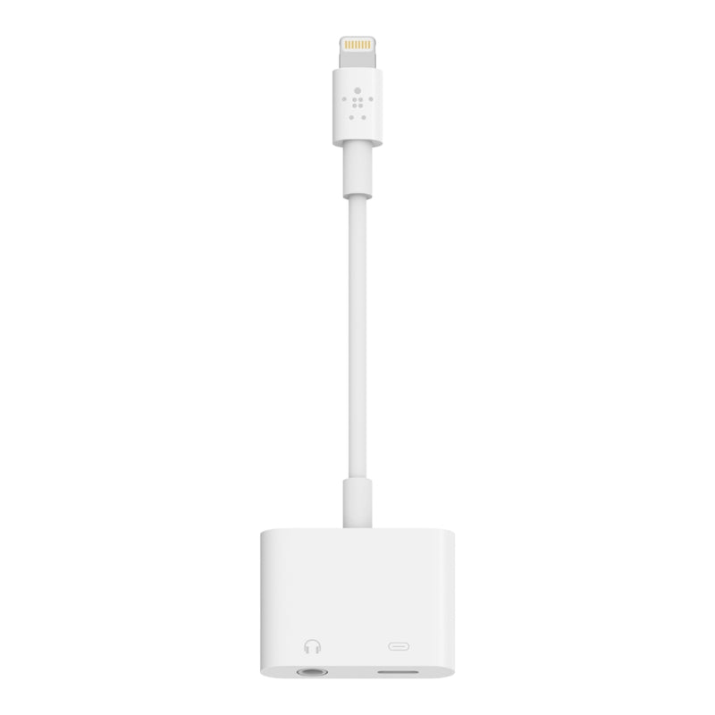 Belkin Audio And Charge Jack Adapter 3.5MM White F8J212btWHT