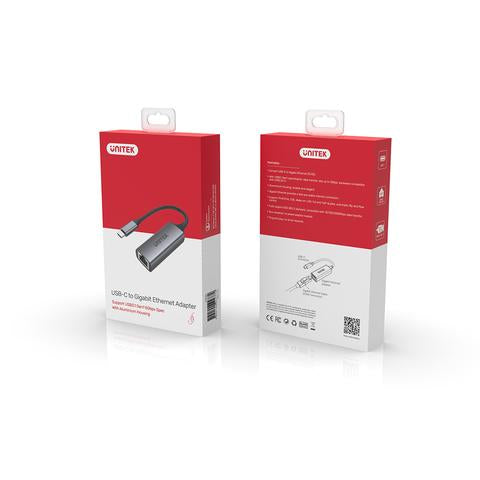 Unitek USB-C to Gigabit Ethernet / NetworkAdapter | Computer Accessories Unitek USB-C to Gigabit Ethernet / NetworkAdapter | Computer Accessories