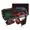 Meetion Backlit Gaming Combo Kits 4 in 1 (Keyboard, Mouse, Headphone, Mouse Pad) MT-C500
