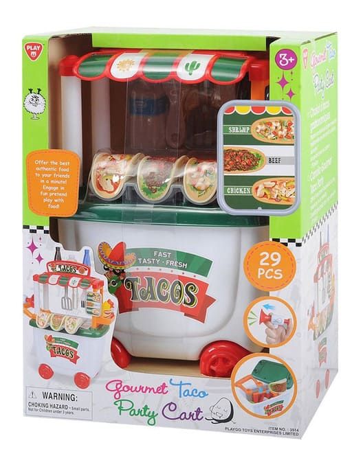 Playgo Gourmet Taco Party Cart 29 pieces 3514