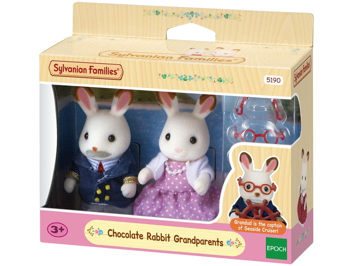 Sylvanian Family Chocolate Rabbit Grandparents